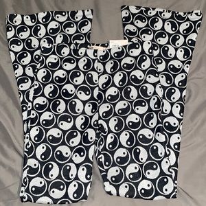 Brand new Yin Yang stretch flare pants